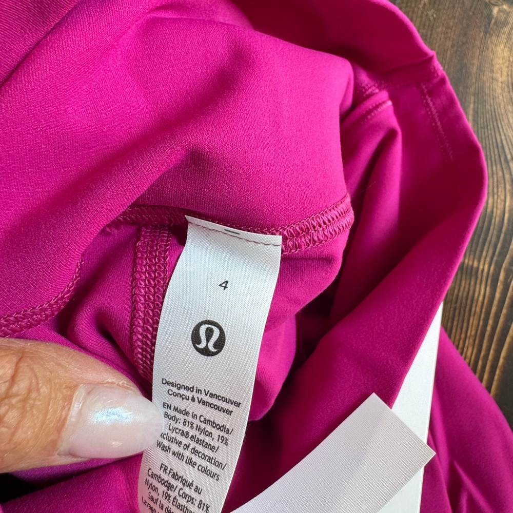 Lululemon Athletica Align Size 4, 25” length Pink Leggings - Picture 4 of 5
